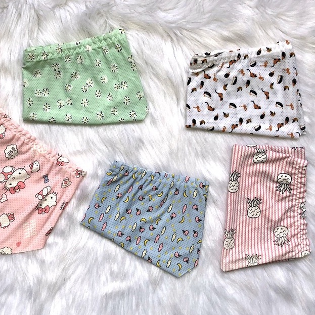 Quần Lót Nữ Su Không Đường May Họa Tiết Dễ Thương Co Giãn Cực Tốt DAN L&amp;U 885