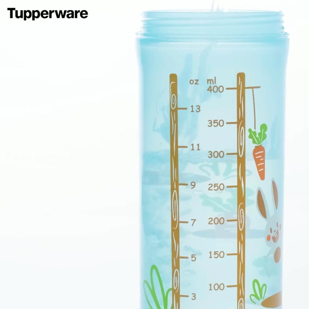 Bình Nước Tupperware Kids Printable Straw Tumbler 500ml - Có ống hút - Bảo hành trọn đời - Nhựa nguyên sinh PP số 5 | BigBuy360 - bigbuy360.vn