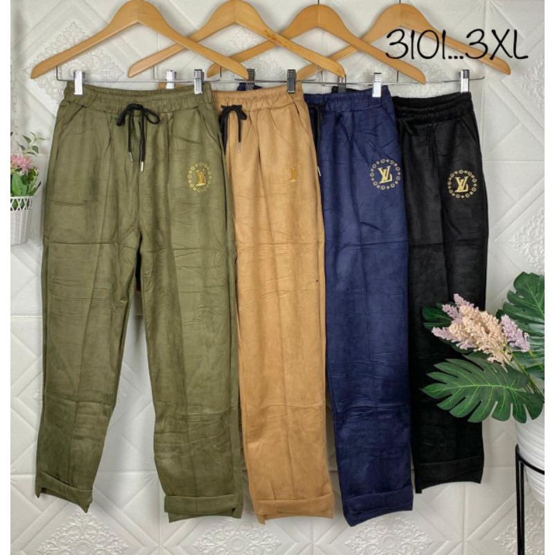 Quần Dài Da Lộn Kiểu Dáng Trẻ Trung Năng Động Có Size Lớn 3xl | BigBuy360 - bigbuy360.vn