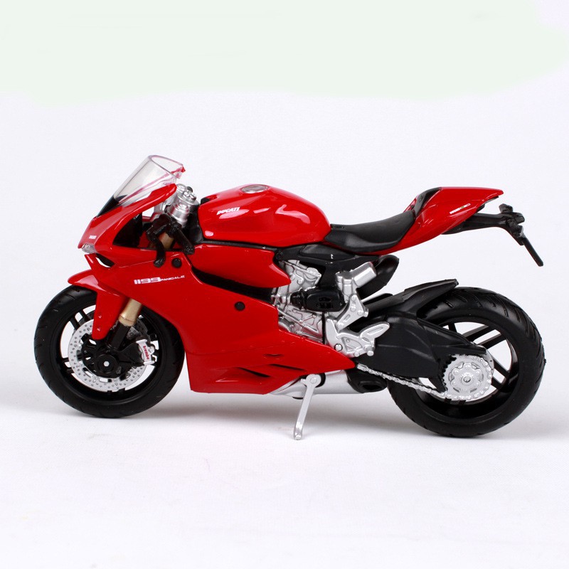 XE MÔ HÌNH - MOTO Siêu xe Ducati 1199 Panigale - MAISTO tỷ lệ 1:18