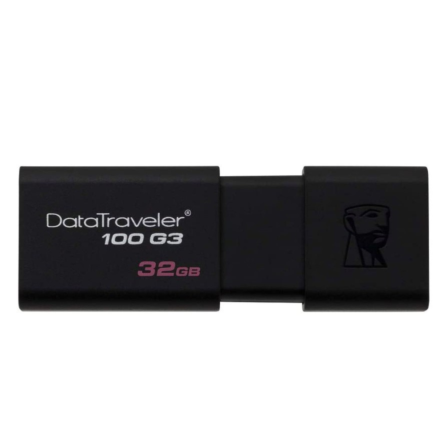 USB Kingston DT100G3 32GB nắp trượt tốc độ upto 100MB/s chính | BigBuy360 - bigbuy360.vn