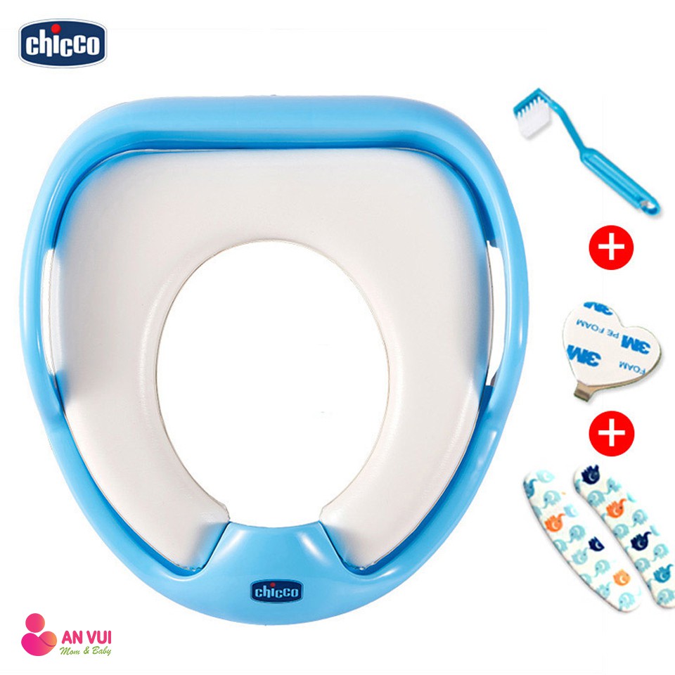 Bệ Thu Nhỏ Bồn Cầu Chicco Cho Bé Tự Lập Đi Vệ Sinh, Toilet Thu Nhỏ - An Vui Mom&amp;Baby