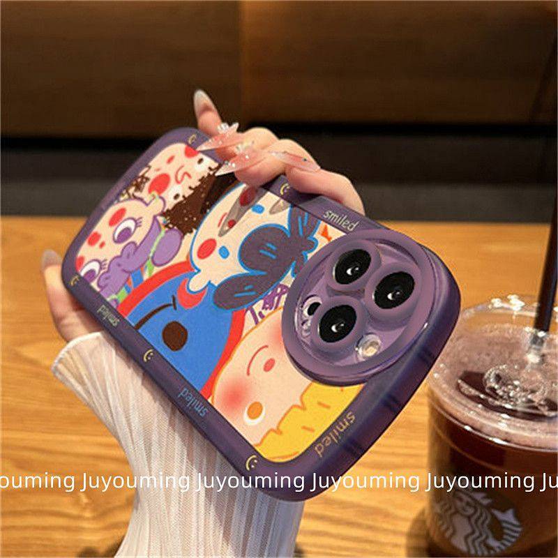 Ốp điện thoại hình Graffiti dễ thương thích hợp cho Iphone 14/ 13 pro 12/11 Xs / Max 7/ 8 Plus yl07