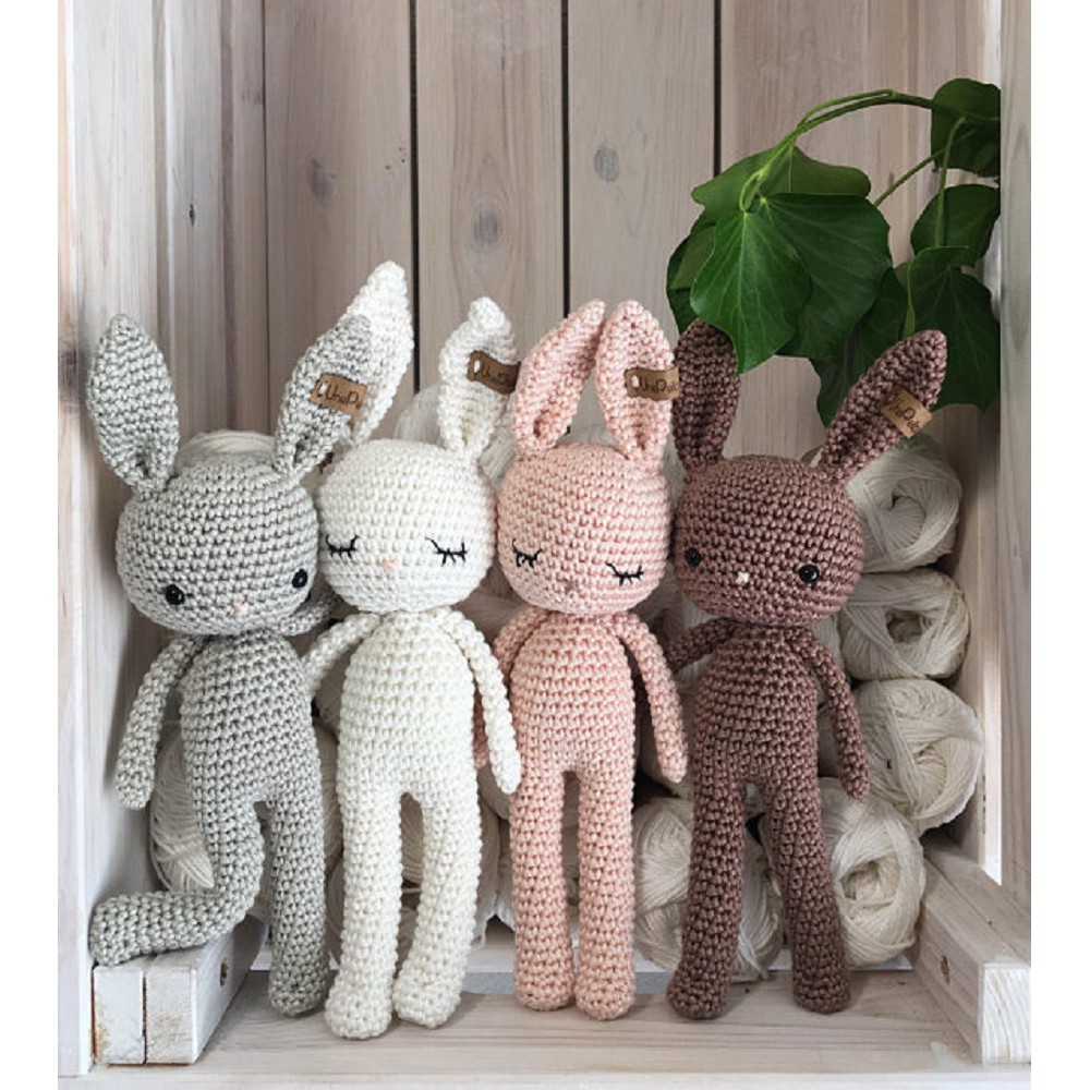 Quà tặng cho bé - Móc len handmade Thỏ may mắn MLike0001