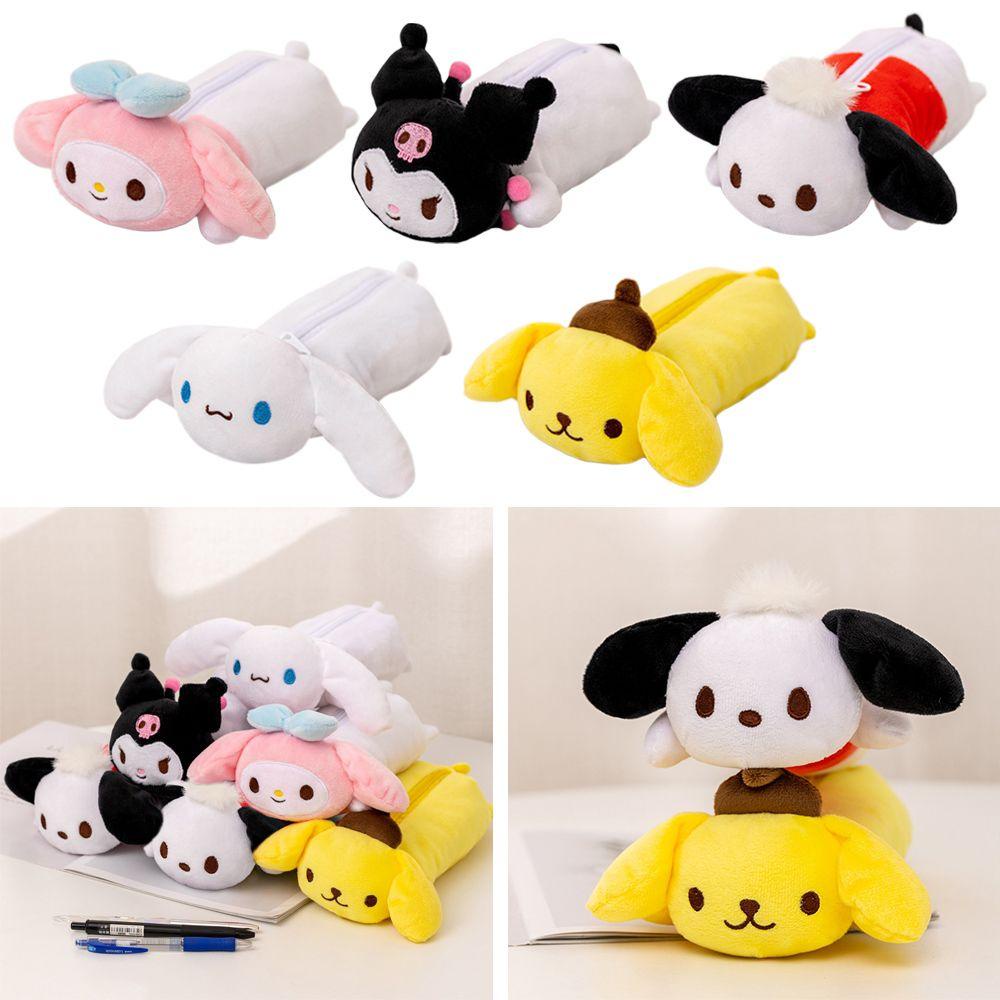 LANSEL Túi Đựng Bút Hình Thú Nhồi Bông Dễ Thương Sức Chứa Lớn