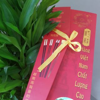 Đũa gỗ trắc khảm trai (10 đôi)