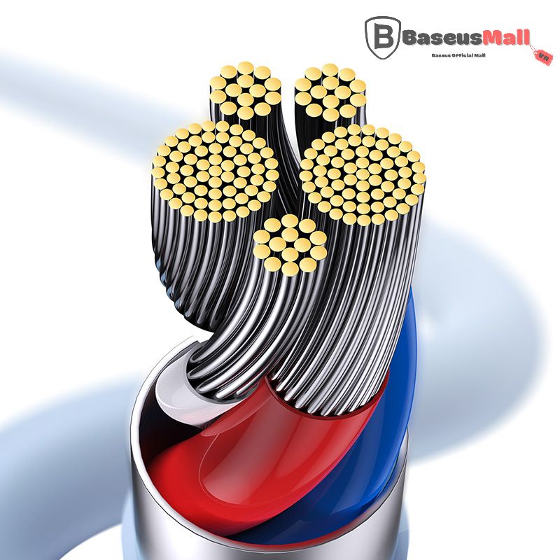 Baseusmall_Baseus Cáp Sạc Siêu Nhanh Baseus Jelly Liquid Silica Gel Type-C to l.P 20W truyền dữ liệu 480Mbps