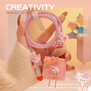 Vỏ bảo vệ đầu và dây cáp sạc thích hợp cho compatible for iPhone 5w 18w 20w compatible for iPad mini air 4 i13/12/11promax/xr 6/7/8/xr