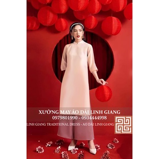 Áo dài lụa cách tân _ diện phố