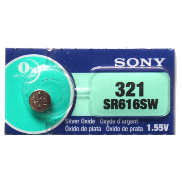 Viên pin 616 Sony - Pin SR616SW-321 Sony vỉ 1 viên