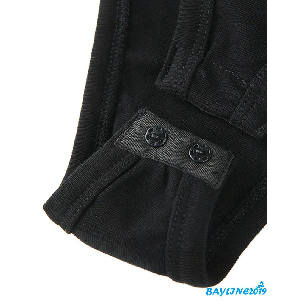 Jumpsuit hở vai tay dài màu trơn thiết kế đường cắt quyến rũ hợp thời trang cho nữ