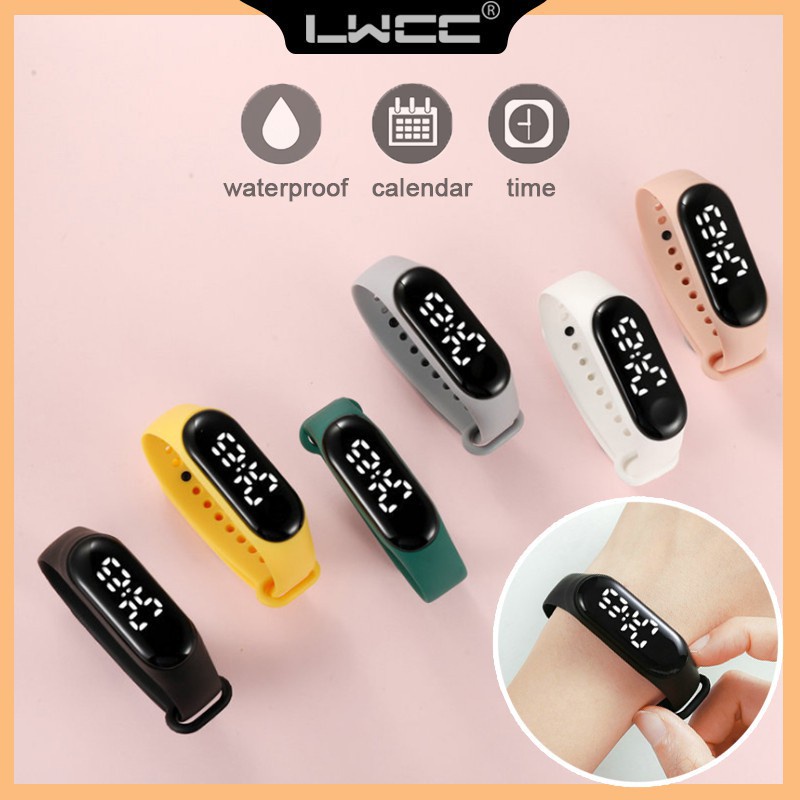ĐỒNG HỒ KỸ THUẬT SỐ MÀU CHỐNG NƯỚC UNISEX SPORT RELO LED