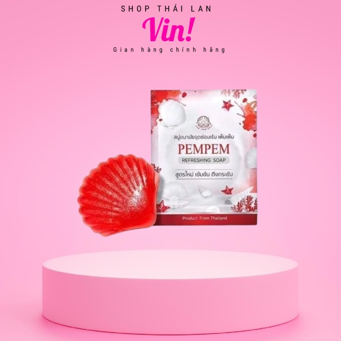 Xà phòng làm hồng se khít cô bé PEMPEM REFRESHING SOAP