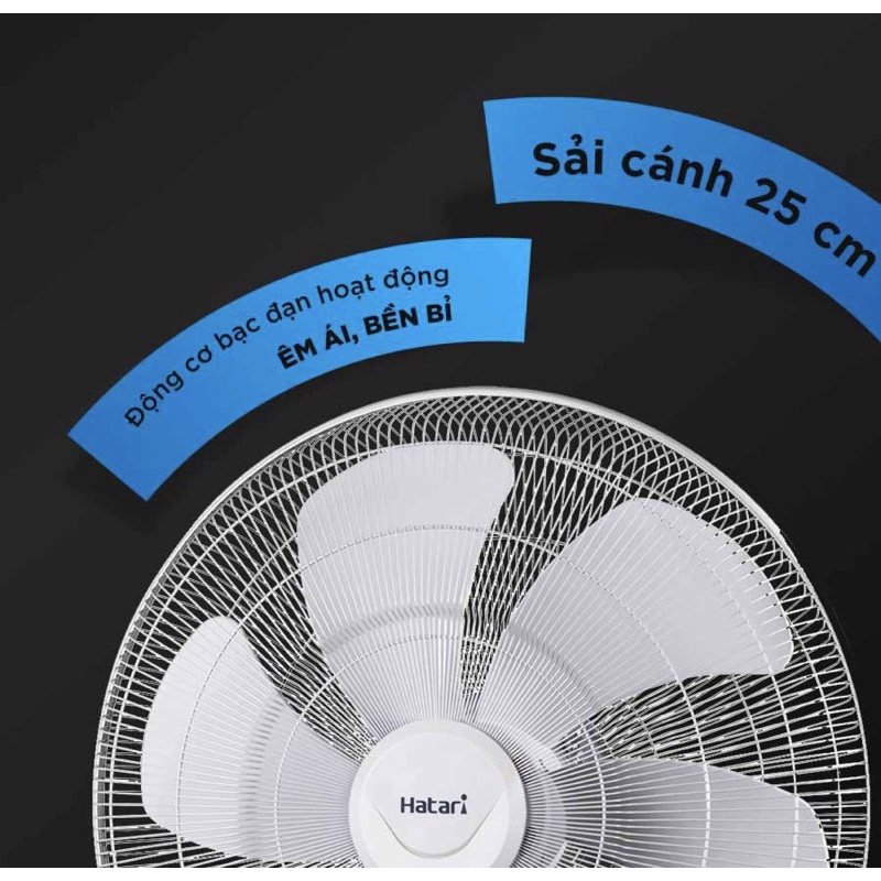 Quạt cây Hatari IQ22M1 | IQ25M1, Quạt sàn Hatari nhập khẩu Thái Lan, Quạt chân quỳ (Hàng chính hãng - Bảo hành 18 tháng)