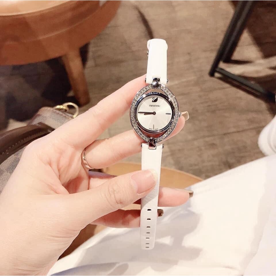 Đồng Hồ Nữ Swarovski Ladies Stella White Strap 5376812
