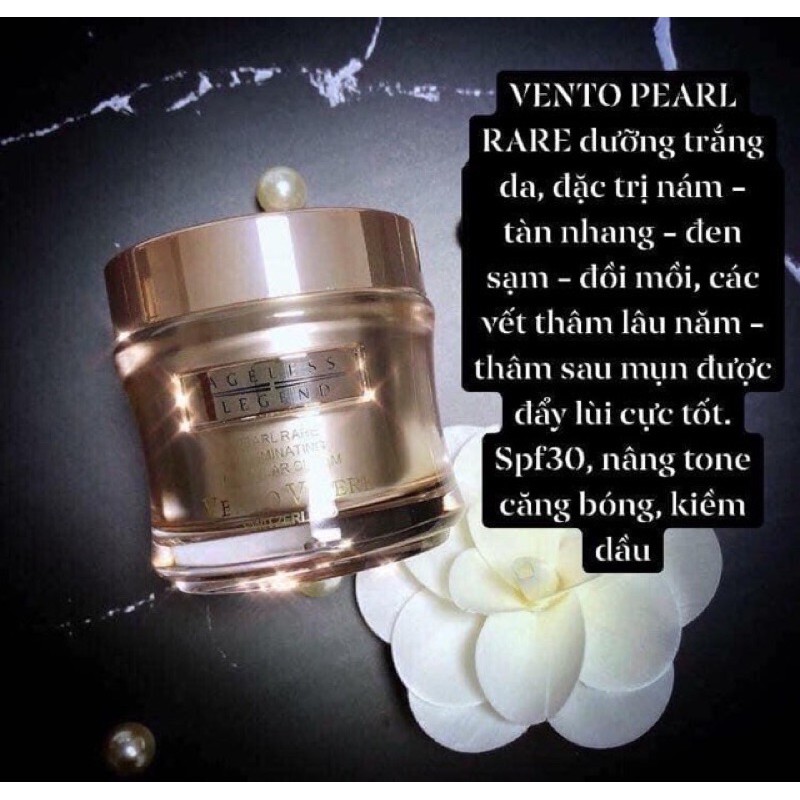 Kem dưỡng Vento pearl siêu đỉnh trắng mịn mờ nám