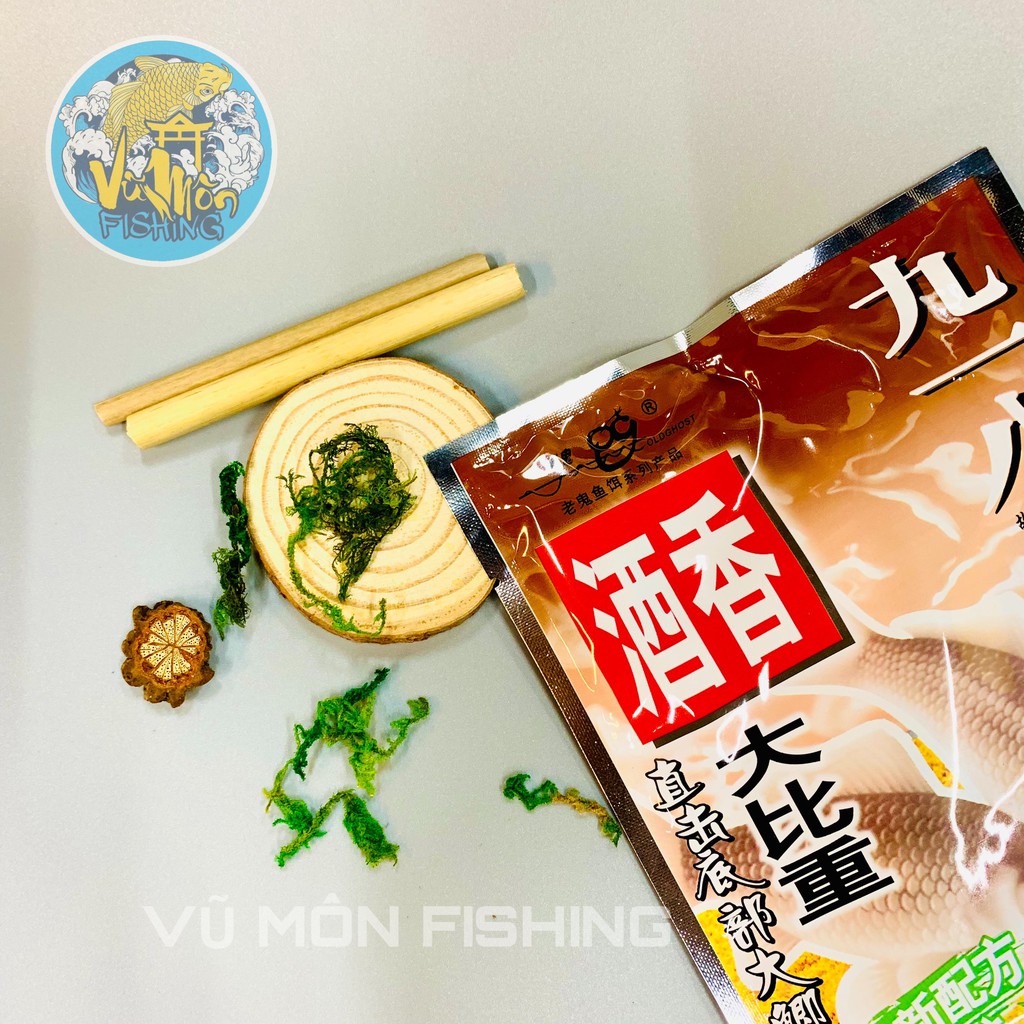 Mồi Câu Cá Chép, Diếc HƯƠNG TỬU 110g ( Old Ghost ) | Thính Dụ Cá Cũ, Tự Nhiên  - Vũ Môn Fishing