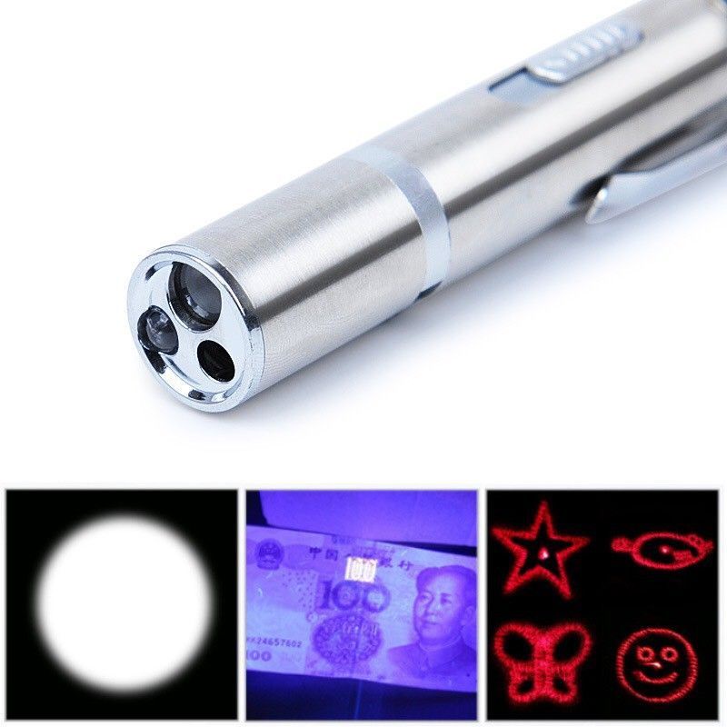 Đèn Laser sạc pin cao cấp 7 trong 1