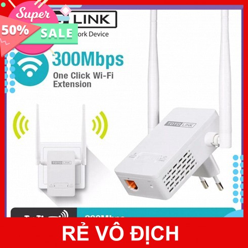 [XÃ KHO] BỘ KÍCH SÓNG WIFI TOTOLINK EX200 CỰC MẠNH CÓ CỔNG LAN [HCM]