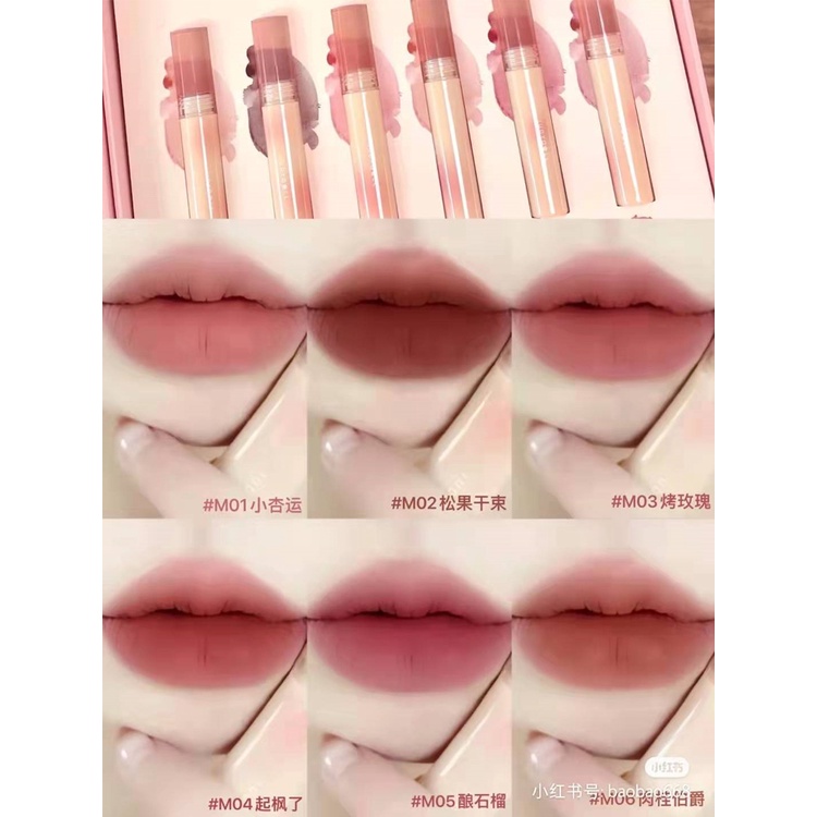 Son môi Judydoll nhẹ nhàng màu trắng mờ thời trang mùa đông chất lượng cao