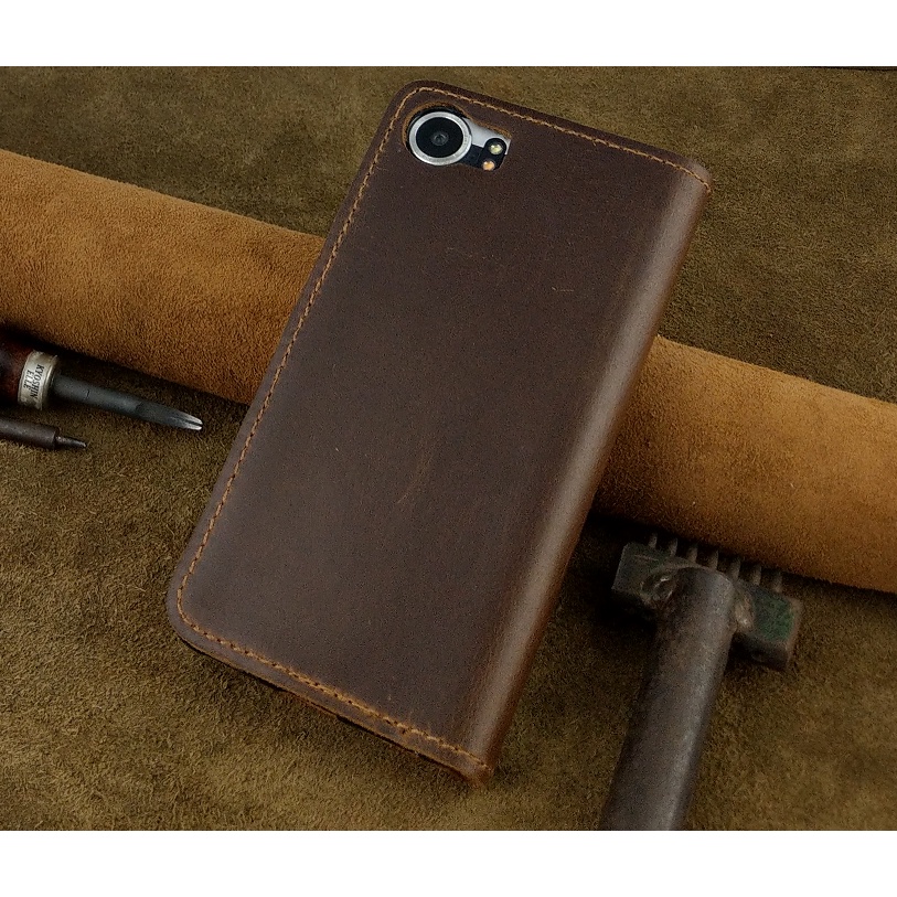 Bao Da Blackberry Keyone Handmade Da Bò Thật