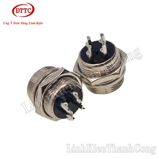 Giắc GX16-4P 4 Chân (Đực)