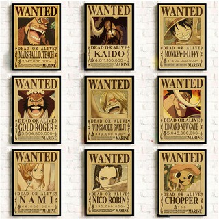 Poster dán tường họa tiết One Piece độc đáo