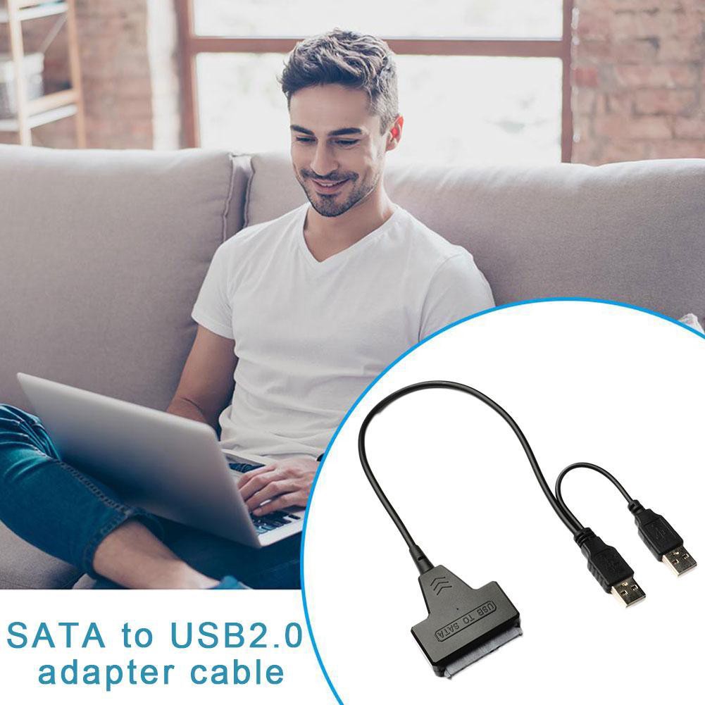 Dây Cáp Chuyển Đổi Hdd Sata 7 + 15 Pin 22pin Sang Usb 2.0 Cho Ổ Cứng Laptop Y2r5 2.5 &quot;