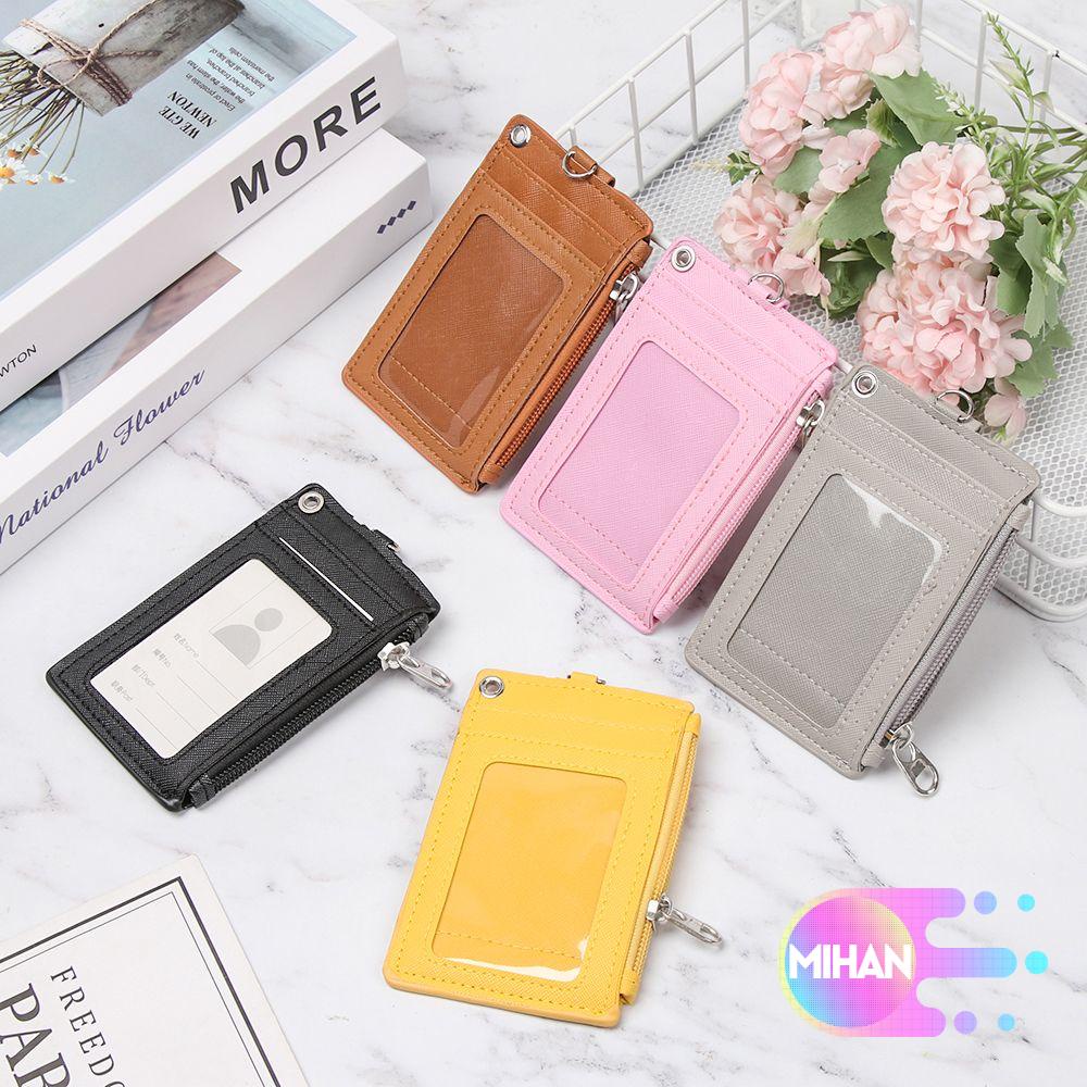 Ví Da PU Đựng Thẻ ID/Chìa Khóa Đa Màu Sắc MIHAN1