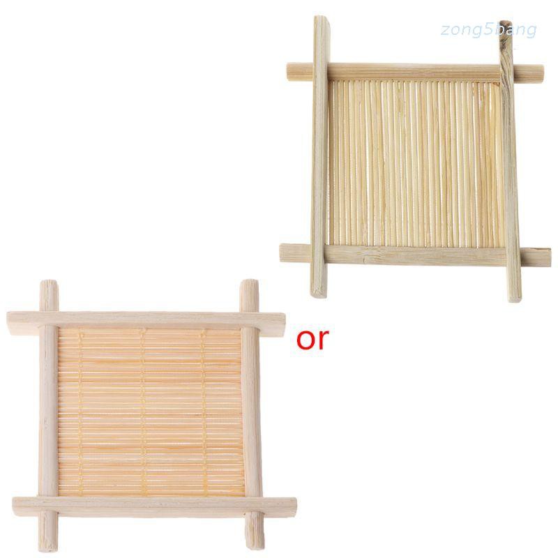 Giá Đỡ Xà Phòng Bằng Gỗ Tre Handmade Tiện Dụng Cho Nhà Tắm