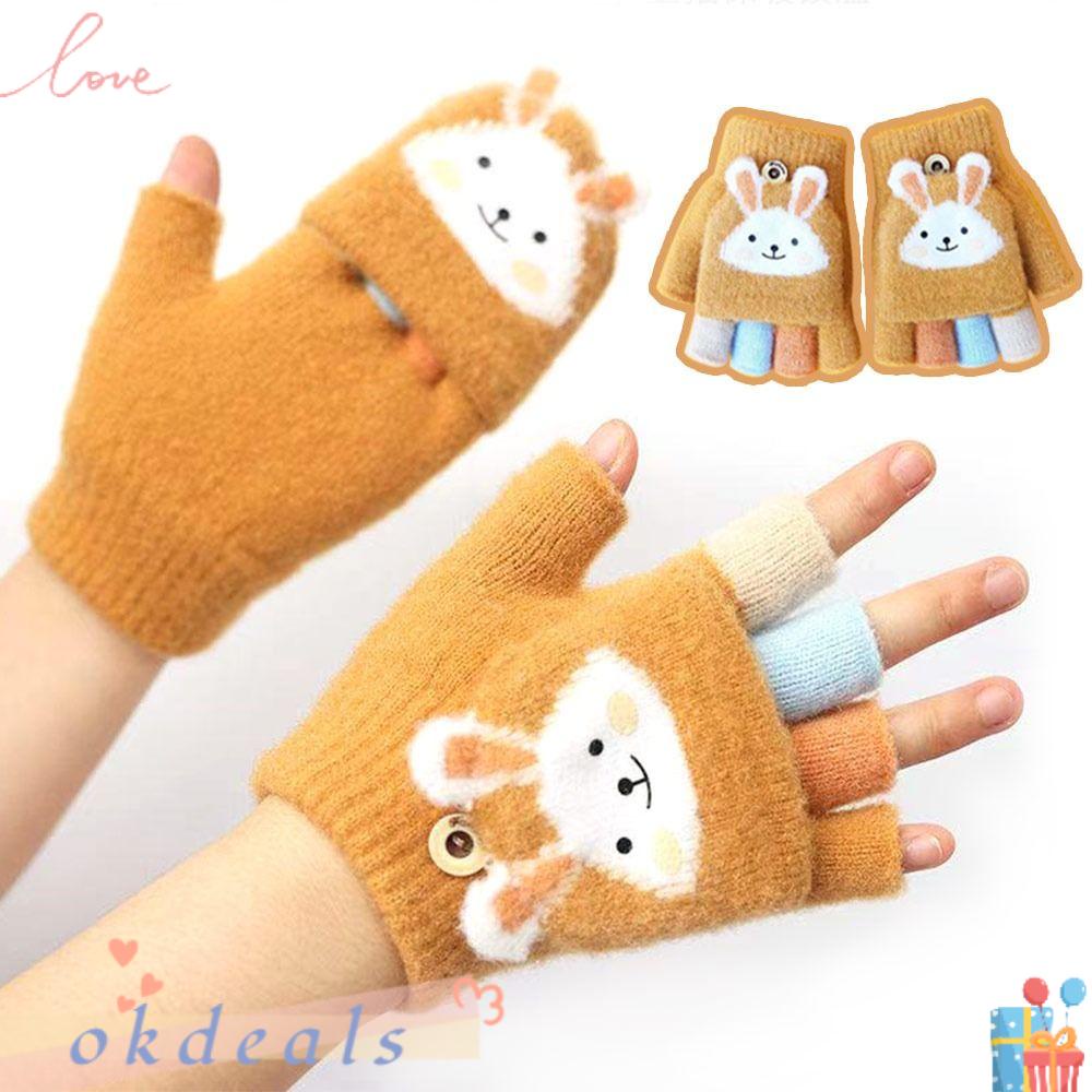 Găng Tay Mềm Mại Dày Dặn Ấm Áp Dành Cho Bé Trai Và Bé Gái