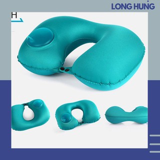 [HÀNG HOT] GỐI DU LICH- GỐI HƠI Tự BƠM TAY