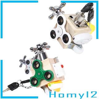 Busy Board Montessori Unlock Toy Essential Educational Sensory Board