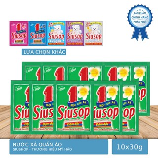 Dây 10 Gói Nước Xả Siusop 20g/Gói