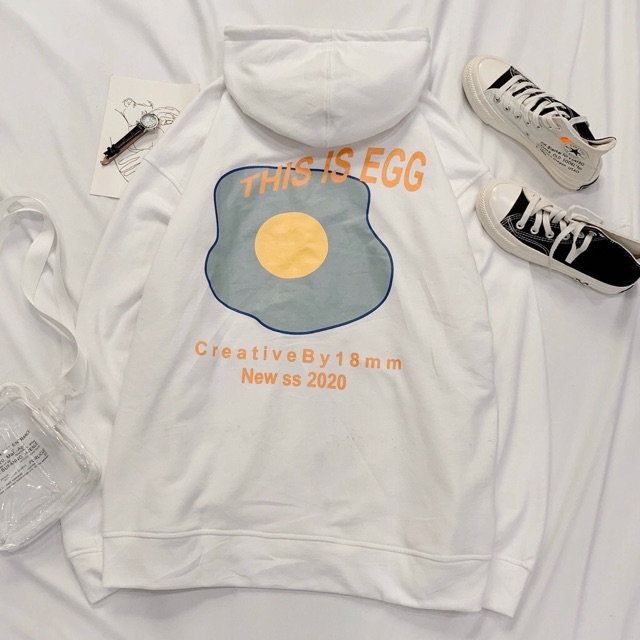 Áo Khoác Nỉ Hoodie EGGS Unisex (ẢNH THÂT) | BigBuy360 - bigbuy360.vn