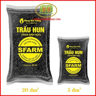 Trấu hun ( Than sinh học) 5dm3