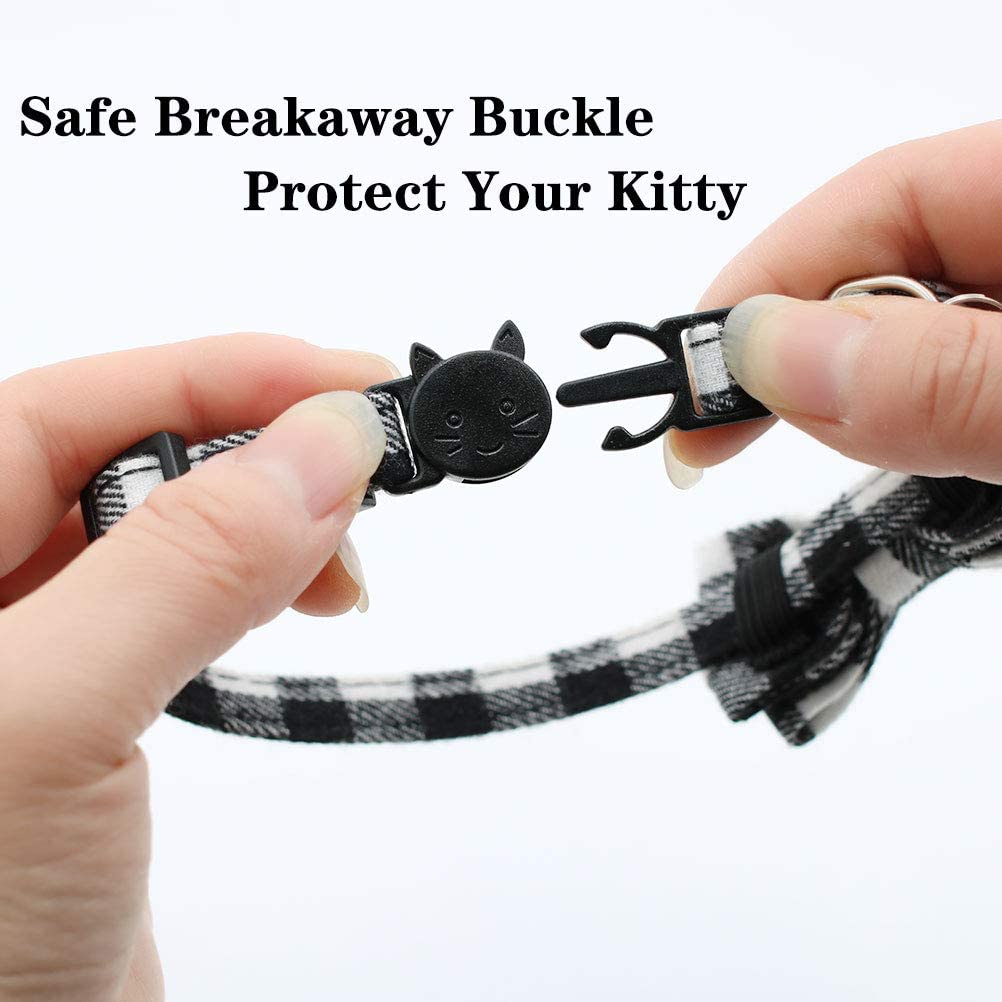 【RIZER】Nơ Đeo Cổ Bằng Vải Cotton Có Chuông Và Thẻ ID Dành Cho Thú Cưng