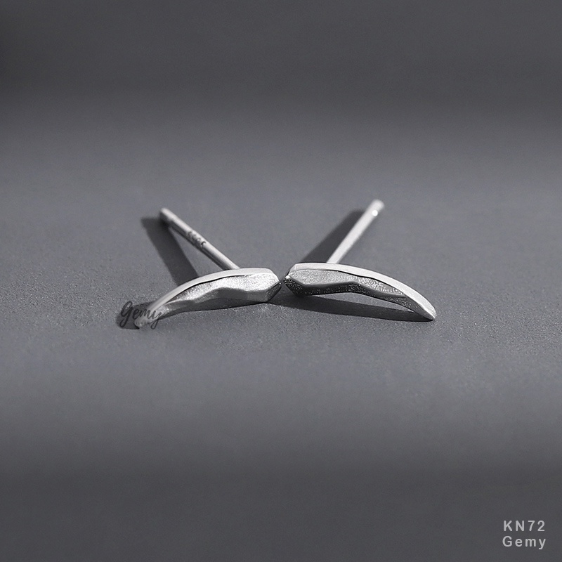 Khuyên tai nam bạc 925 hình nanh nhọn Silver Tusk unisex (1 chiếc) | GEMY SILVER KN72