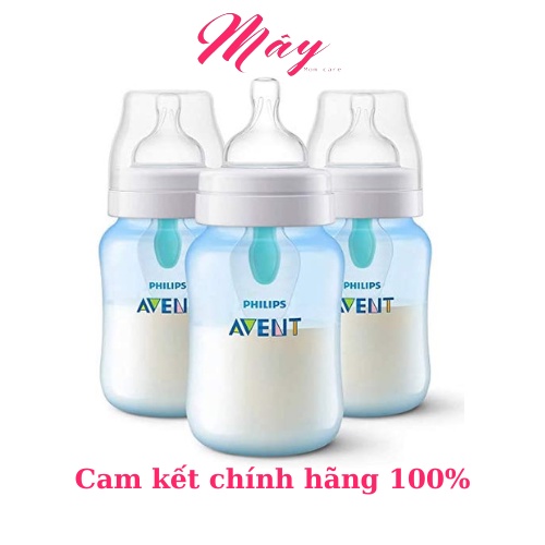 Bình sữa Philips AVENT Classic 260ml cổ hẹp,bản dành cho thị trường USA, hàng chính hãng