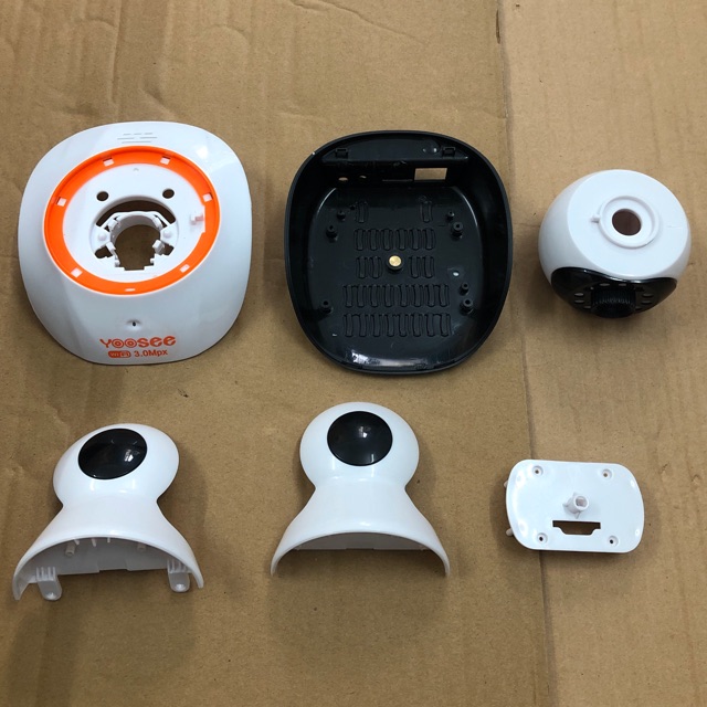 Bộ vỏ camera yoosee 3 râu màu cam