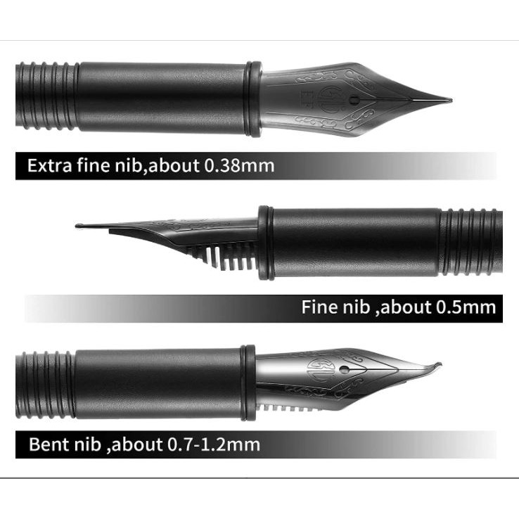 Bút Máy Bơm Mực Black Forest 1850, 1851,6013, 517s Và 517d by Hongdian