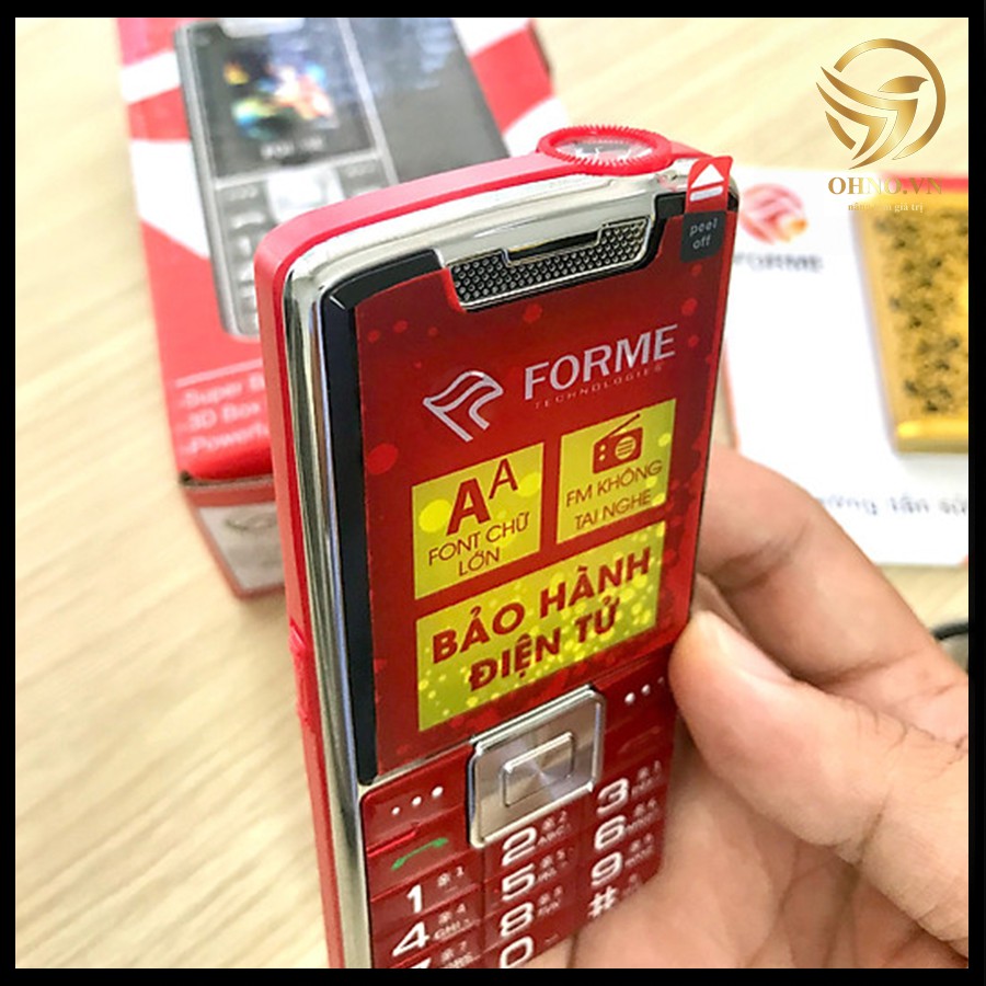 Điện Thoại Phổ Thông Giá Rẻ Forme M5 Điện Thoại 2 SIM Phím Bấm Tiện Lợi Cho Người Già – OHNO Việt Nam