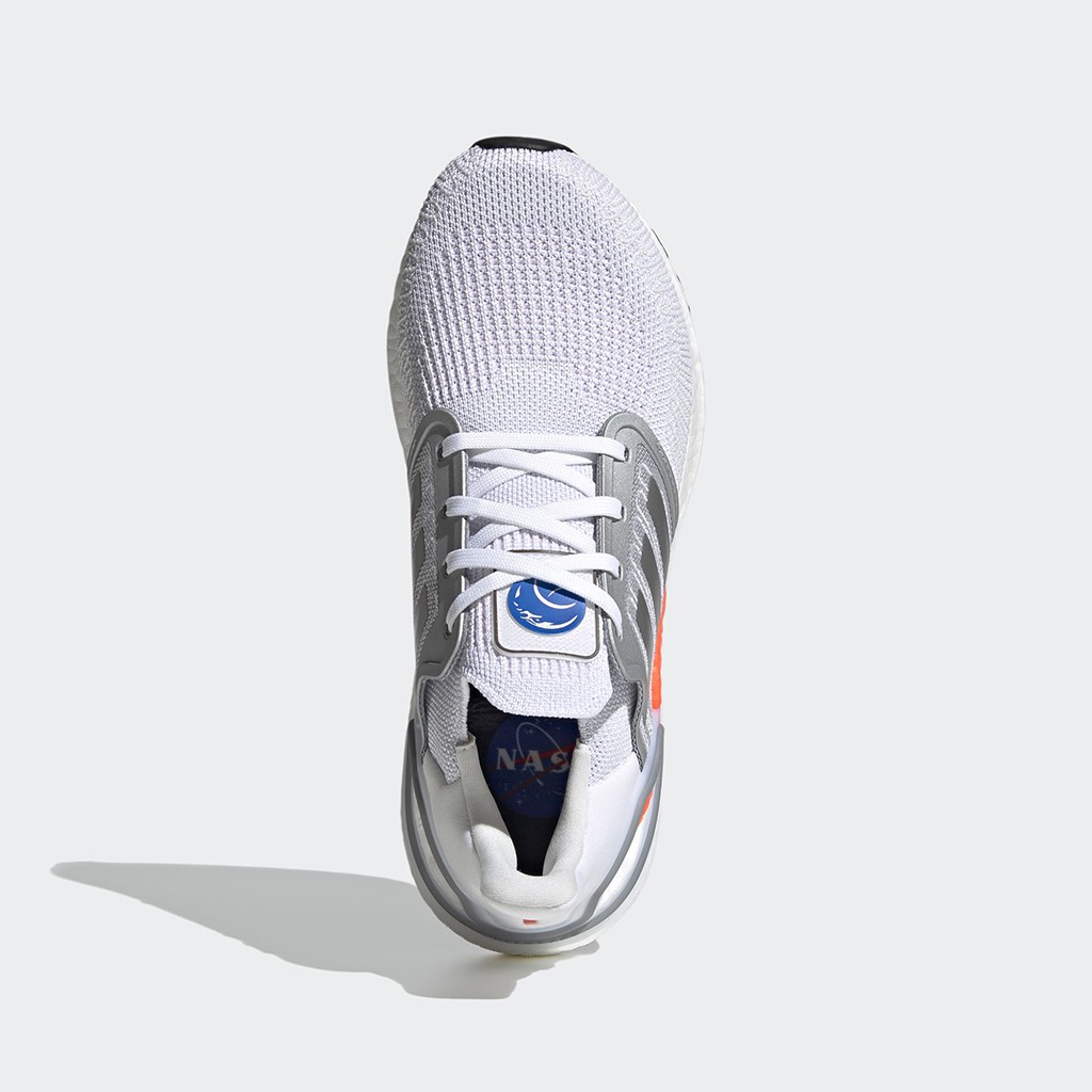 Giày Sneaker Thể Thao Nam Adidas Ultra Boost 20 NASA  Trắng Cam FX7992 - Hàng Chính Hãng - Bounty Sneakers