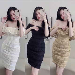 Đầm xinh_ đầm trễ vai huol.oi_store body