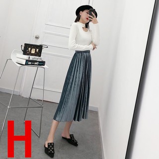 Chân váy vải flannel mềm mại