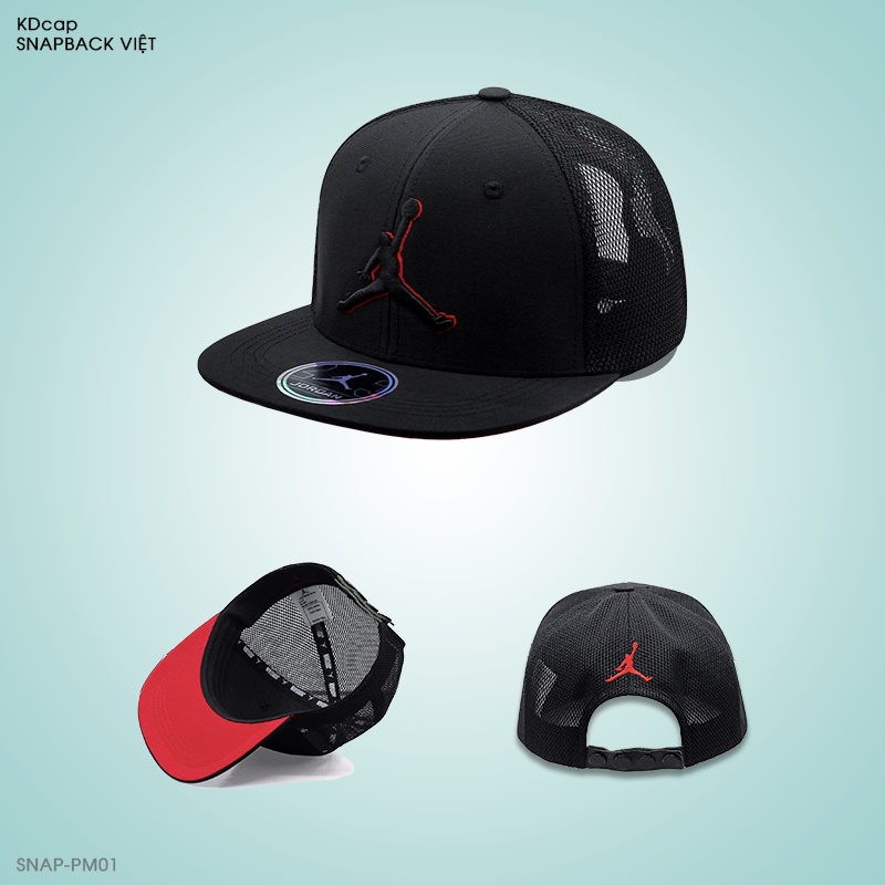 Mũ nón snapback cao cấp chính hãng nón hiphop nam nữ JD vải Kaki phối lưới form đẹp thời trang vnxk phong cách