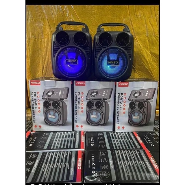 Loa Kết Nối Bluetooth Thông Minh Mini Không Dây Cắm USB Thẻ Nhớ Nge Nhạc Phát Đài FM