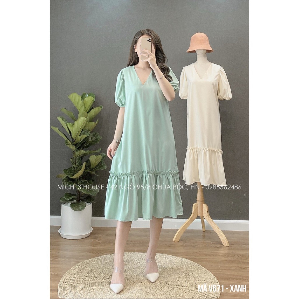 VÁY MAXI ĐUÔI CÁ CỔ TIM | BigBuy360 - bigbuy360.vn
