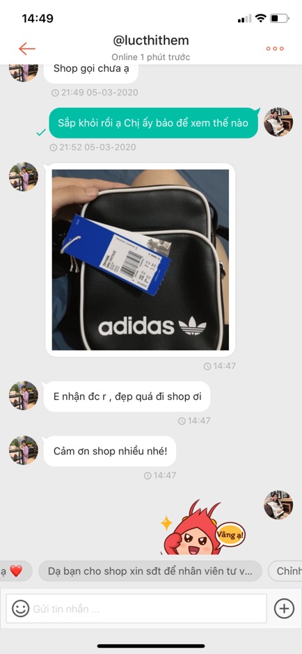 Túi đeo chéo da cao cấp check code xịn | BigBuy360 - bigbuy360.vn