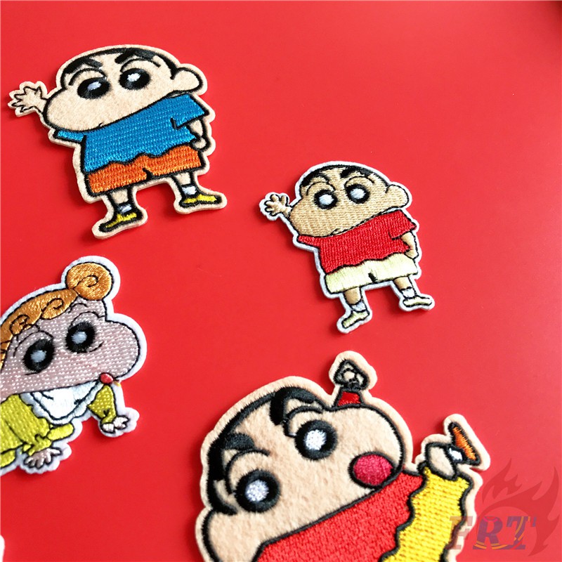 1 Sticker Ủi Thêu Hoạt Hình Shin-Chan S-1